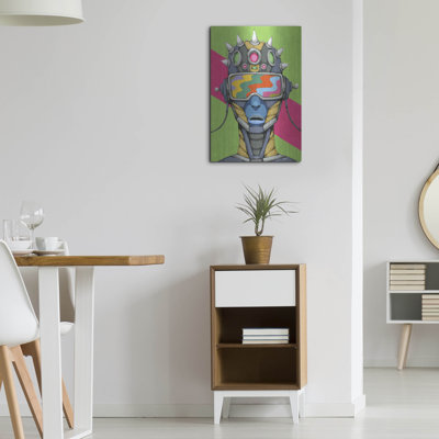 «Androgynous Android» par Ric Stultz, art mural en métal