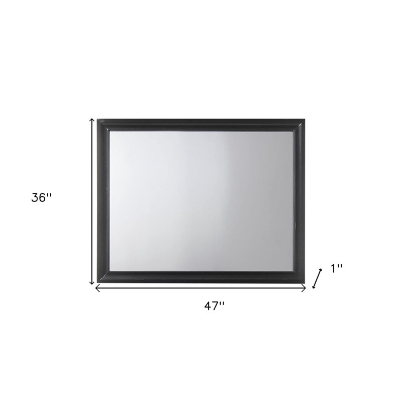 Miroir encadré 36 po