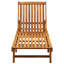 Chaise longue vidaXL en bois naturel d'acacia massif-375464965