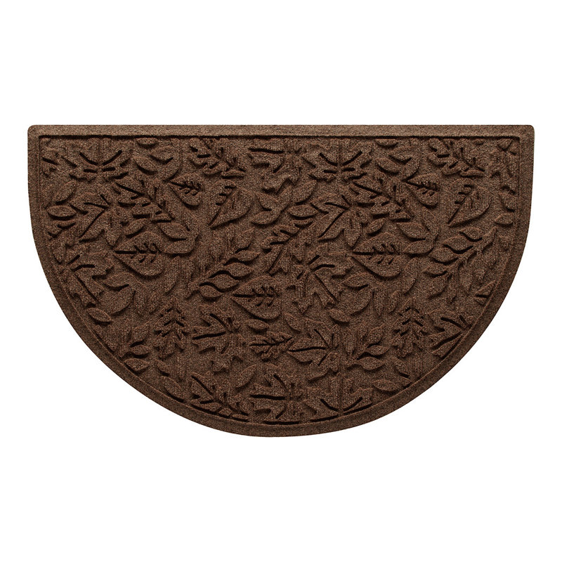 Paillasson intérieur 23 po x 35 po WaterHog® Fall Day, Marron foncé, Rectangle 1 pi 10 po x 2 pi 8 po
