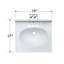 Meuble-lavabo 18 x 16 po avec comptoir
