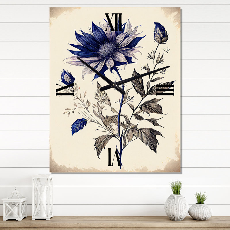 Jeremyiah - Horloges murales florales, Moyen