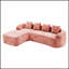 Canapé de coin comprimé en chenille avec mousse haute résilience, accoudoirs incurvés et quatre coussins décoratifs pour un confort optimal-1584056284-1584056275
