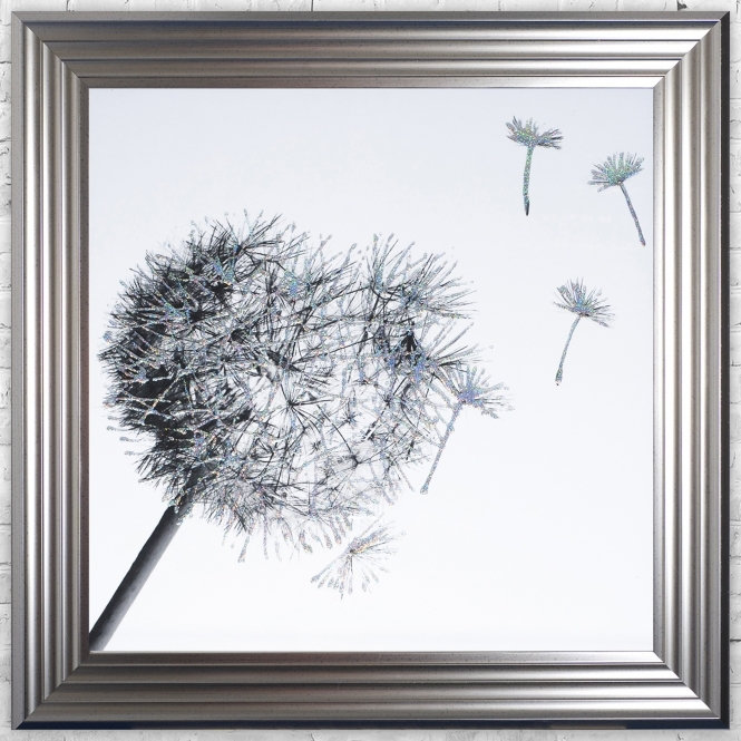 Single Picture Frame Print, 75cm H x 75cm W, Silver Framed