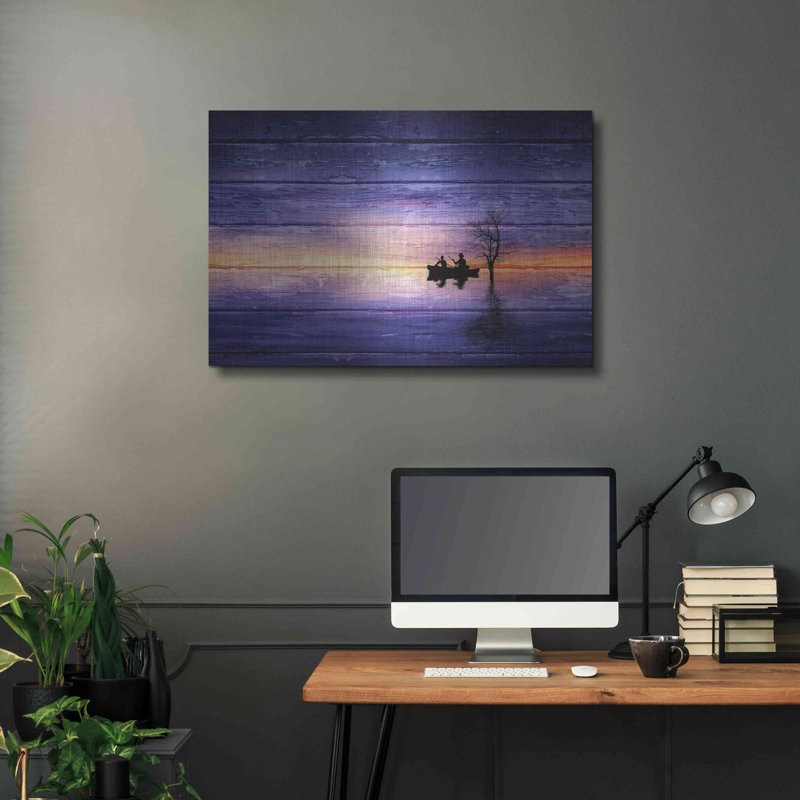 "Wood Series: Croisière" par Bess Hamiti, H 24 po x l 36 po