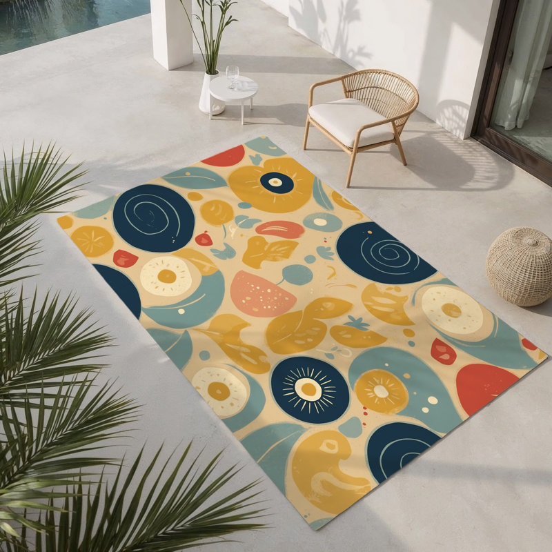 Tapis intérieur et extérieur Vintage Sparkle, Rectangle 1 pi 6 po x 2 pi 6 po