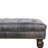 Black Leather Upholstered Ottoman
