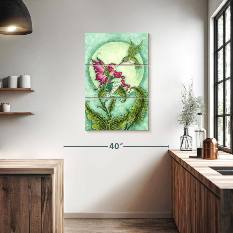Kelan Flirting, 38" H x 24" W