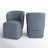 Niha Upholstered Dining Chair With Caster (Set of 2)-100102058