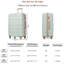 Ensembles de bagages New Model ABS Hardshell 3Pcs Clearance Lards Hardside