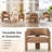 Modern Upholstered Barrel Dining Armchair-568096096