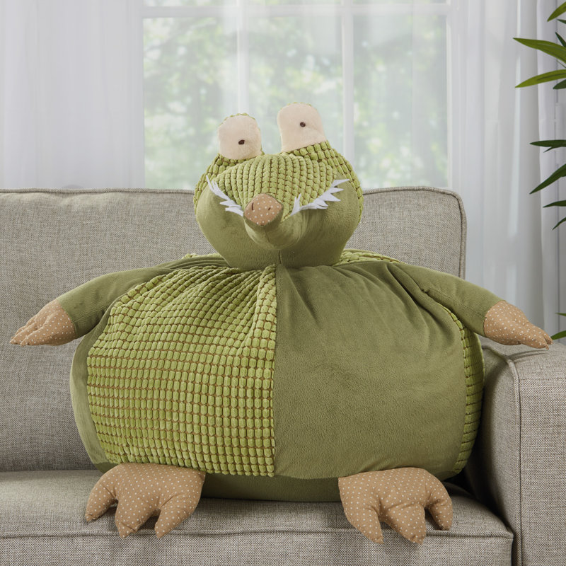 Plushlines Plush Crocodile Decorative Accent