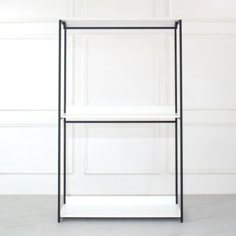 Fiona 47" Wood and Metal Walk-in Closet with One Shelf