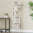 Everlene Bookshelf, Book Shelf, Industrial Bookcase with 2 Hooks, Coner Shelf Storage Organizer for Home Office, Living Room, Bedroom, Kitchen-1194000911-1185652452