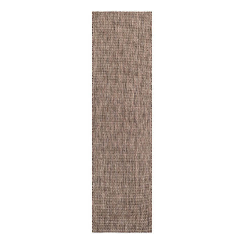 Abderus Light Brown Indoor Area Rug, Runner 2'7" x 10'