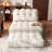 White Chenille Modular Sofa bed cushion couch