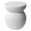 Table d'appoint Mander Fiberstone - Table d'appoint en sablier nervuré pour l'intérieur ou l'extérieur-623670254