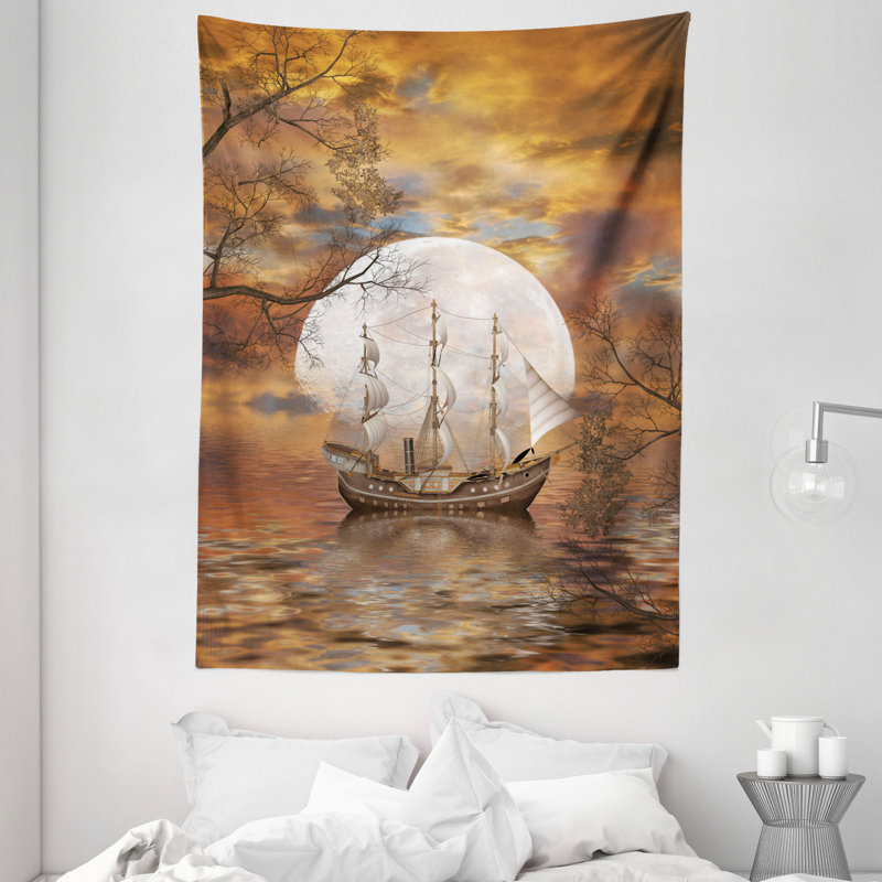 Tapisserie en polyester pour voilier, H 80 po x l 60 po