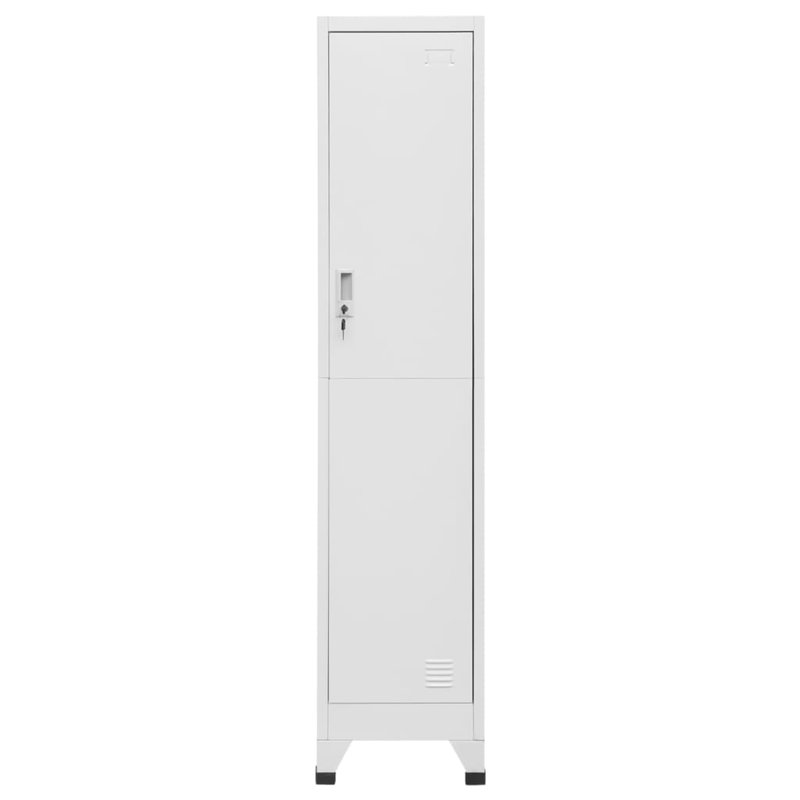Armoire vestiaire en acier, Gris, 1