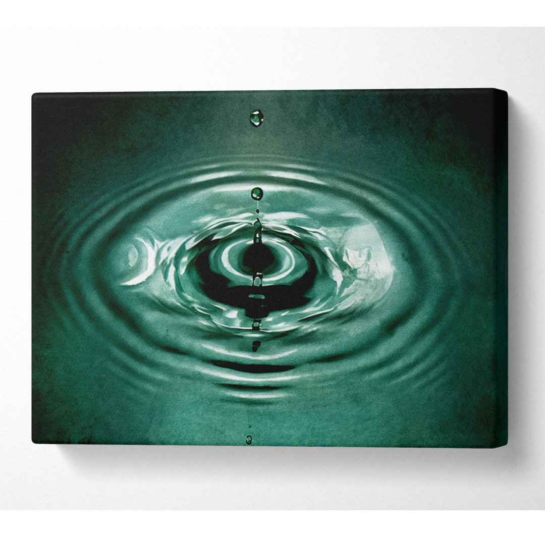 Splash Emerald - Kunstdrucke auf Leinwand