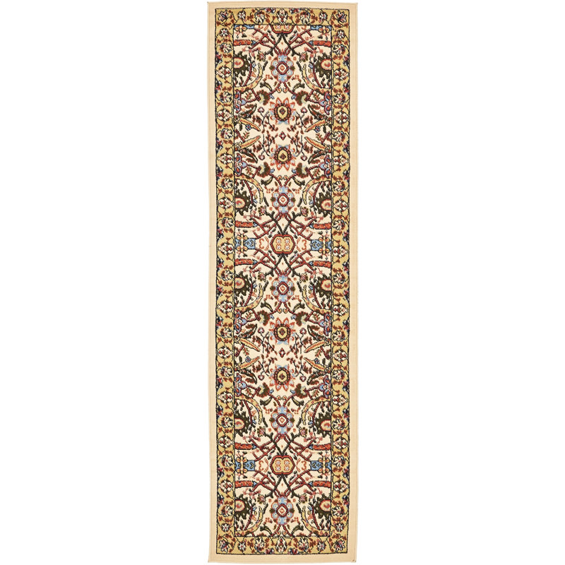 Floral Area Rug, Runner 66 x 249cm