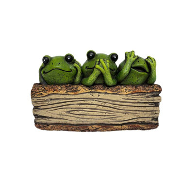 Statue de grenouille pot de fleurs