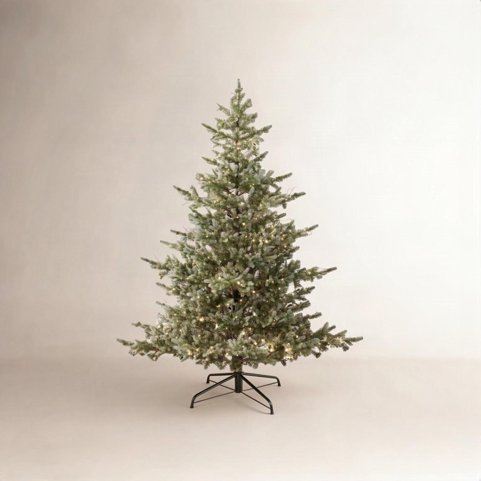Blue 7.5' Pre-Lit Spruce Christmas Tree