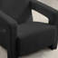 Modern  Lambswool Upholstered Accent Chair-1693209652