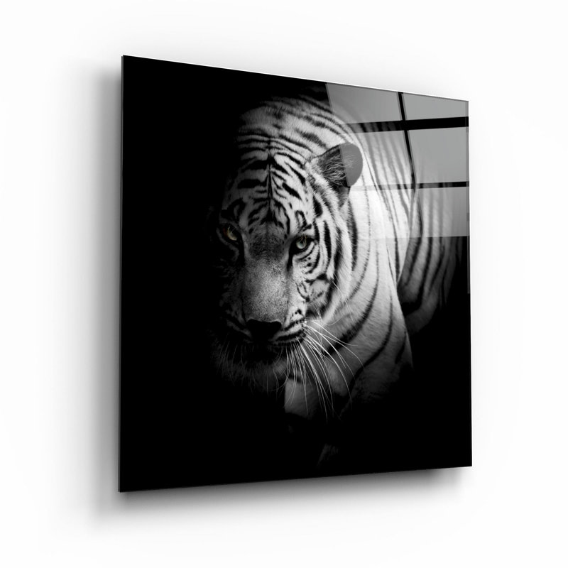 Superbe peinture décorative en verre trempé 23,6 po x 23,6 po | 100% verre trempé, épaisseur: 0,16 pouce | Impression UV pour des couleurs éclatantes | Art mural parfait pour la décoration de la maison ou du bureau, design moderne et élégant