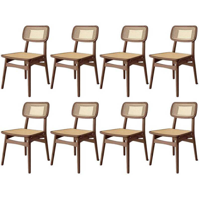 Chaise en rotin cendré respirant et durable, 8