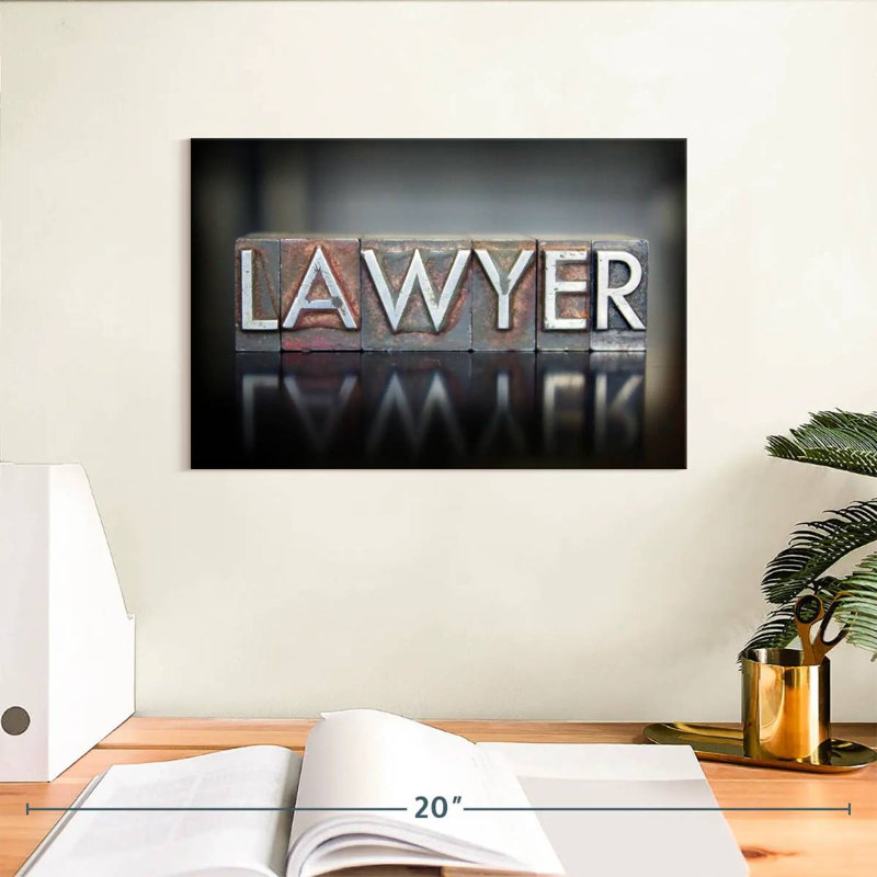 Alcaraz Lawyer, typographie, H 8 po x l 12 po