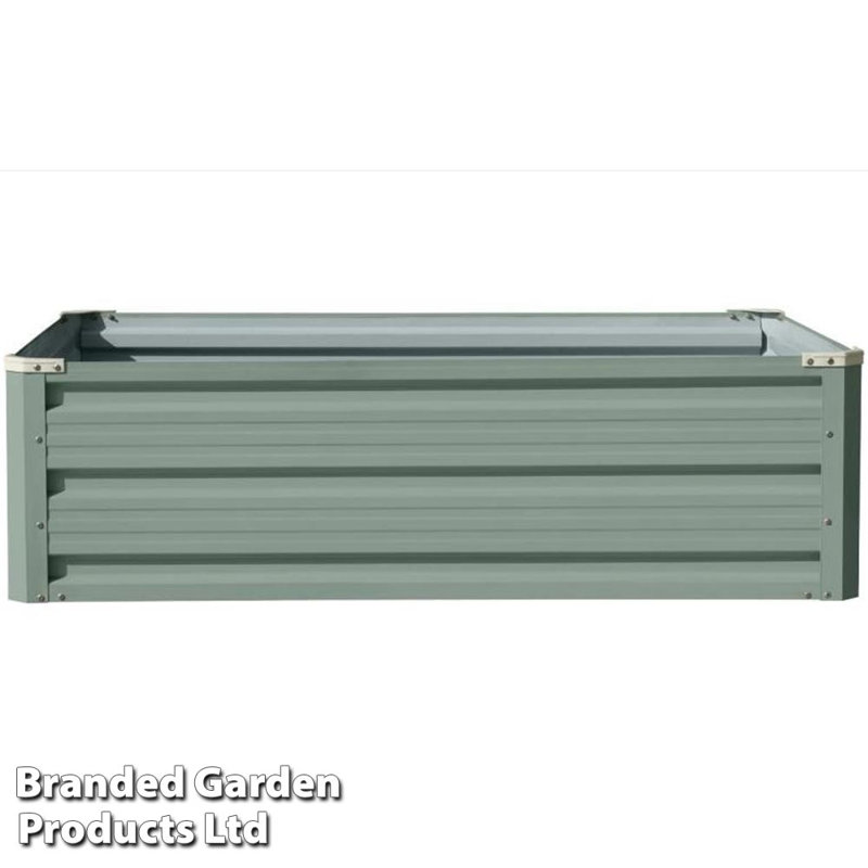 Braud Metal Raised Flower Bed (x2), 123Cm H x 34Cm W x 5Cm D