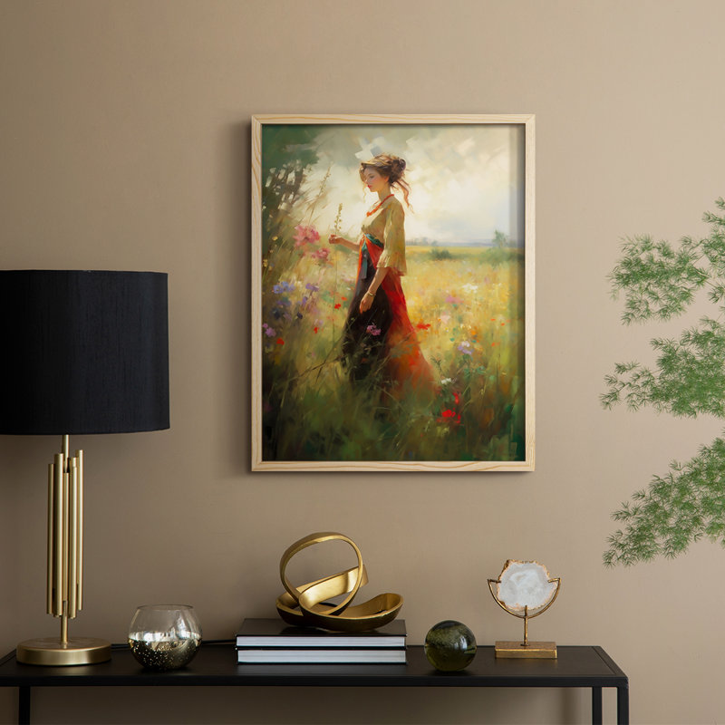 Reproduction encadrée WOMEN Series CECXI - bois massif, H 30 po x l 24 po