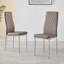 Eubanks Faux Leather Modern Tall Back Dining Chairs with Metal Legs & Diamond Stitching-1902841194-1969960204-1969960196