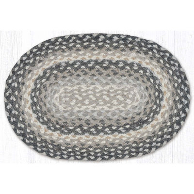  Napperon gris gris ivoire tressé ivoire 13 po x 19 po
