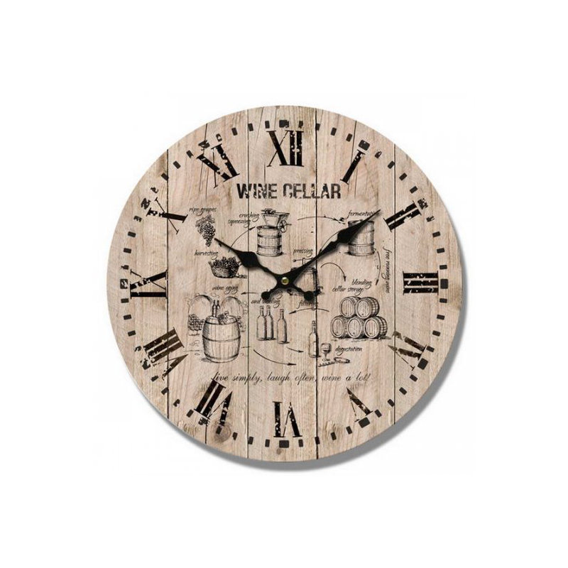 Horloge murale 13,5 po Calafia