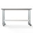 60'' W Stainless Steel Top Height-Adjustable Workbench with Wheels