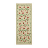 Rug & Kilim’S Suzani Style Kilim Runner Rug In Cream With Floral Patterns