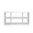 Smart Cube 8-Cube Organizer Storage with Opened Back Shelves,2 X 4 Cube Bookcase Book Shleves for Home, Office (White)
