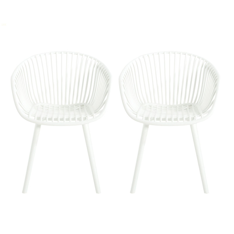 Mykonos Chair(Set Of 2), White