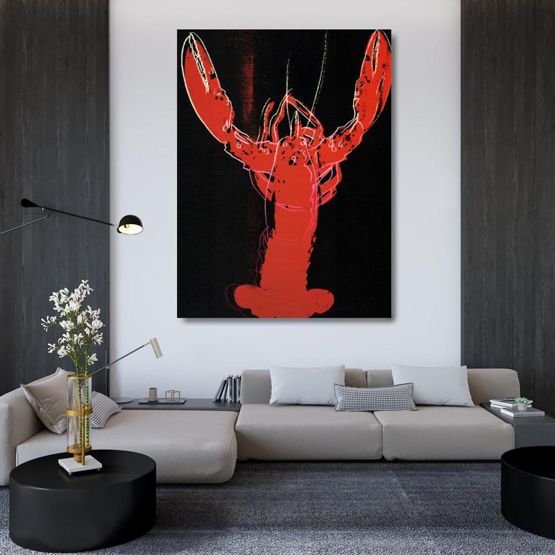 Homard, c. 1980, H 48 po x l 36 po