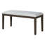 Ensemble de table de salle à manger 6 pièces, table de cuisine de ferme avec 4 chaises rembourrées et 1 banc, sièges pour 6, ensemble de salle à manger rectangulaire pour la salle à manger, cuisine-1997128953