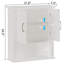 Armoire de salle de bain murale avec portes-810543197