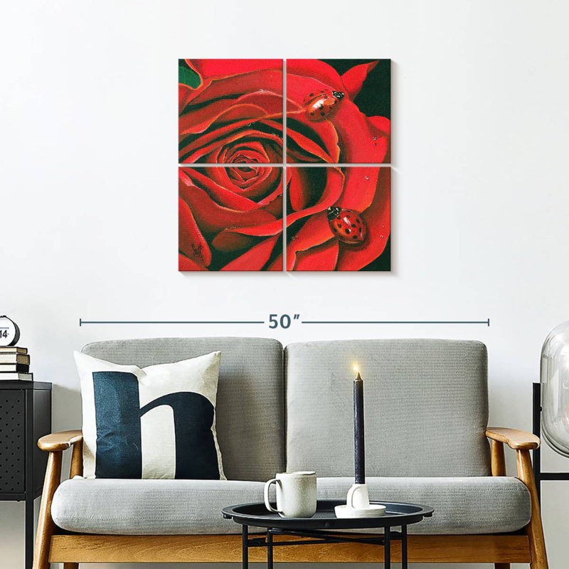 Harnek fleur rouge et insectes