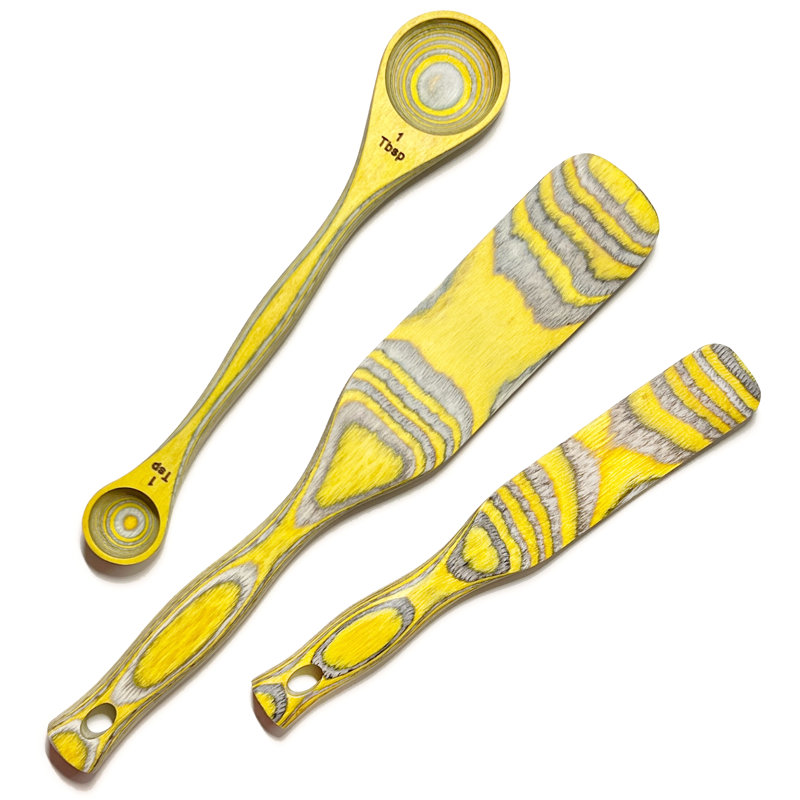 Island Bamboo 3 Utensil Set