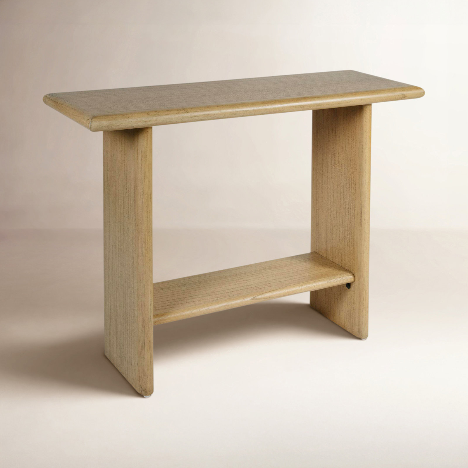 Soleil 42" Console Table, Blonde Oak