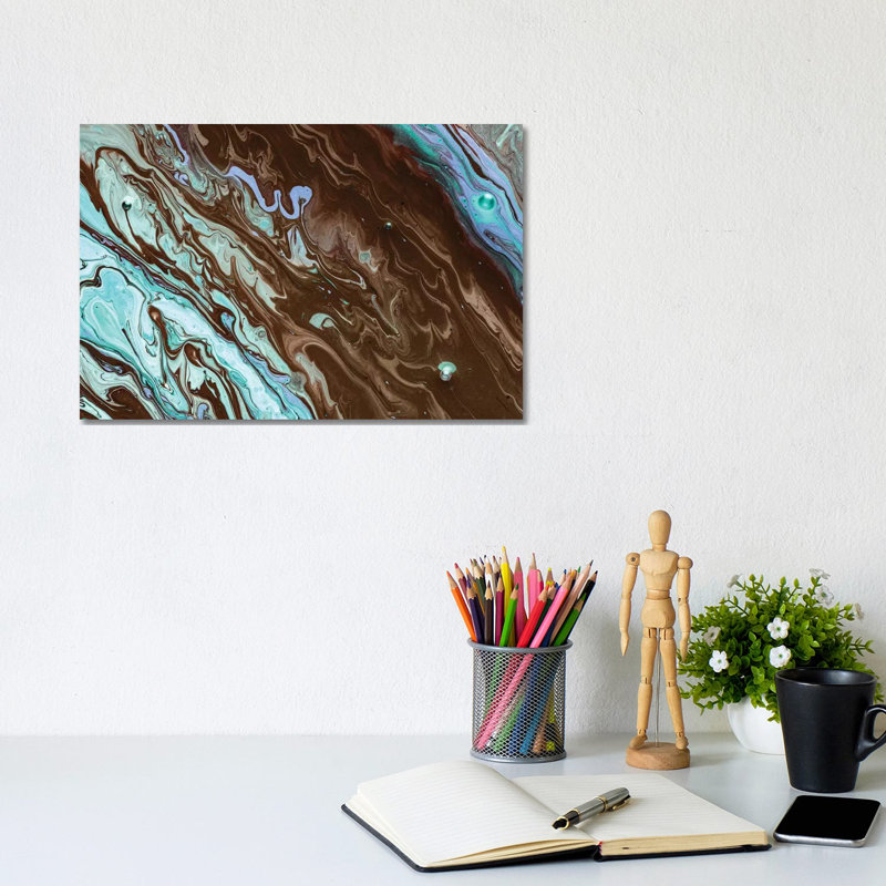 Abstract Textured Painting II by Tatiana Amrein - Wrapped Canvas Painting, 20.32cm H x 30.48cm W x 1.905cm D