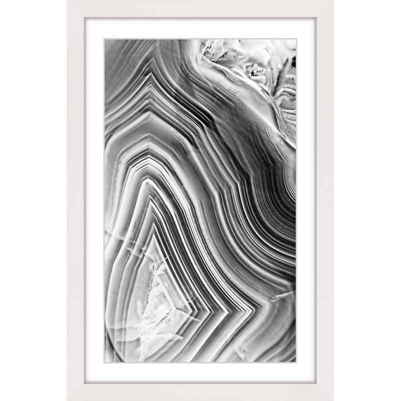 « kola gorge », peinture sur toile encadrée, H 36 po x l 24 po x P 1,5 po, Cadre blanc, Blanc