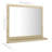 Bathroom Mirror Framed Vanity Mirror Powder Room Mirror Engineered Wood-1706005902-1706005910