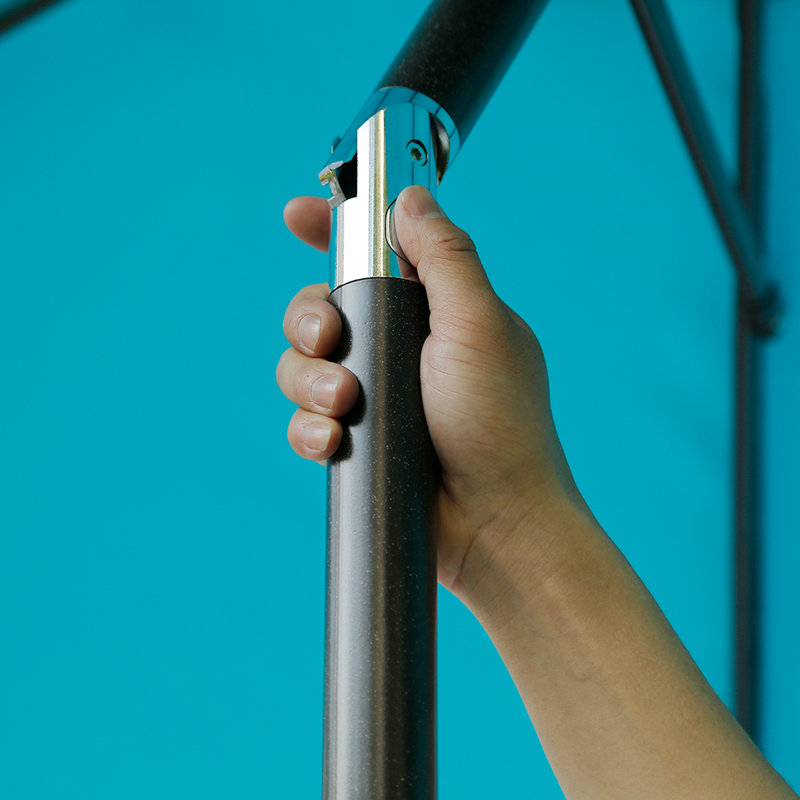 Parasol 7 pi 6 po Barron, Bleu lac
